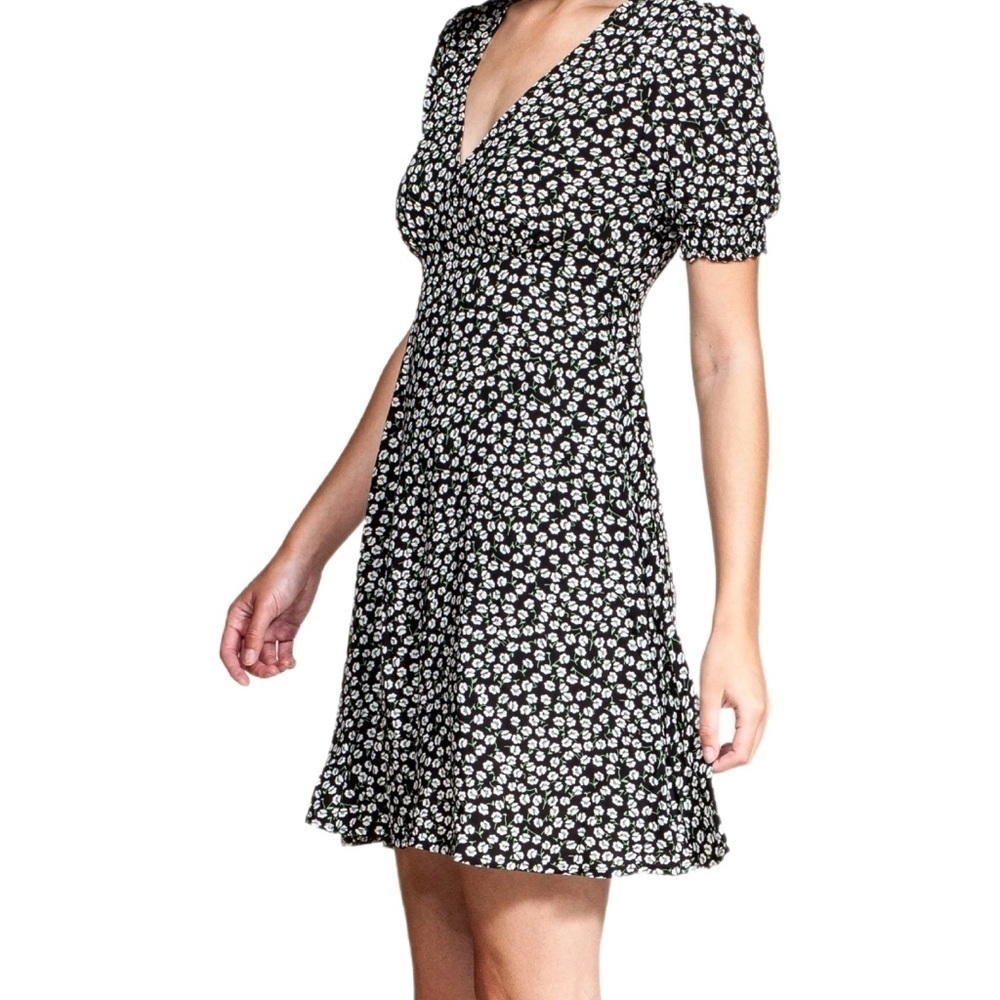 Pink Martini Georgia Dress Black & White Pattern Mini Dress XS